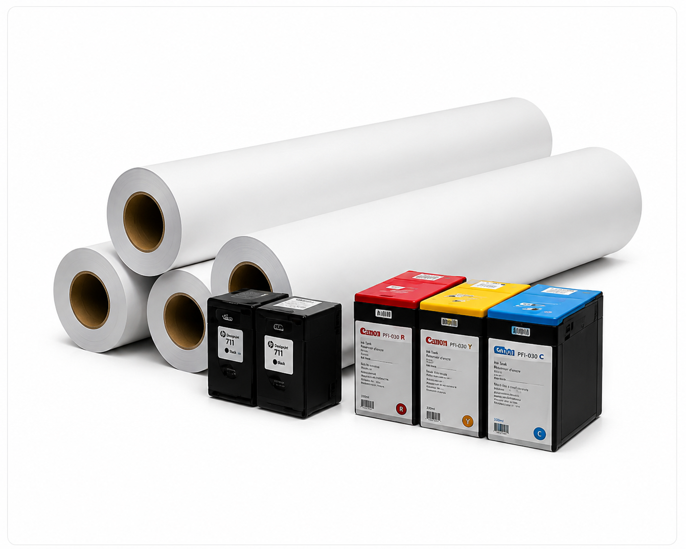 Verbrauchsmaterial und Rollenware